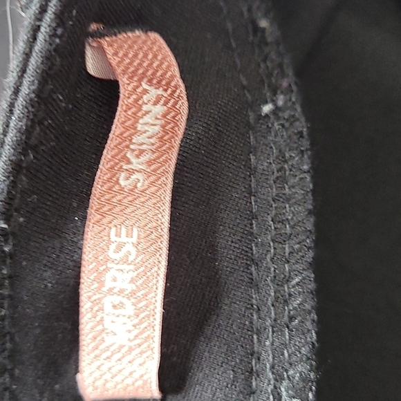 JAG Lara Soft Black Knit Ponte Md Rise Skinny Pants Size 4 - Picture 9 of 12